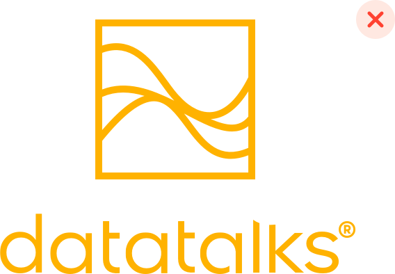 Yellow data talks logo