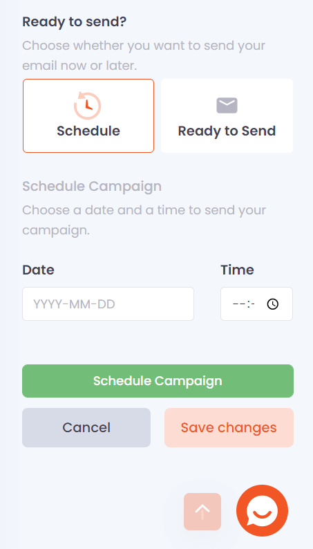 Email Builder Data Talks, scheduel your emails with the email tool