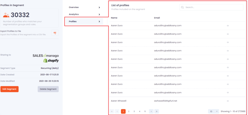 Data Talks CDP Profiles