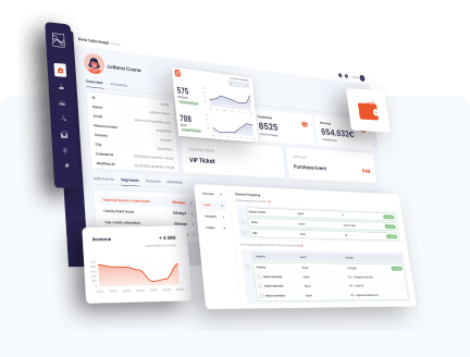 3D illustration of CDP revenue section