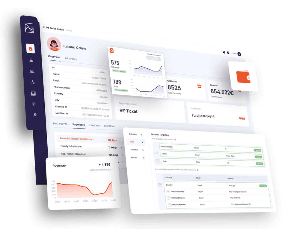 Data Talks CDP Dashboard illustration