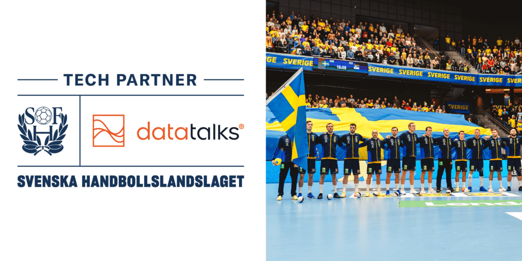 Data Talks Sports CDP are Tech partners for the Swedish hanball team