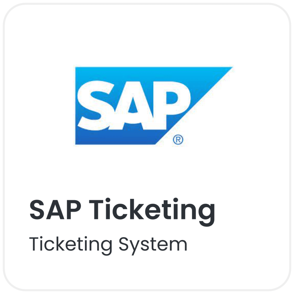 SAP Ticketing logo, ticketing system