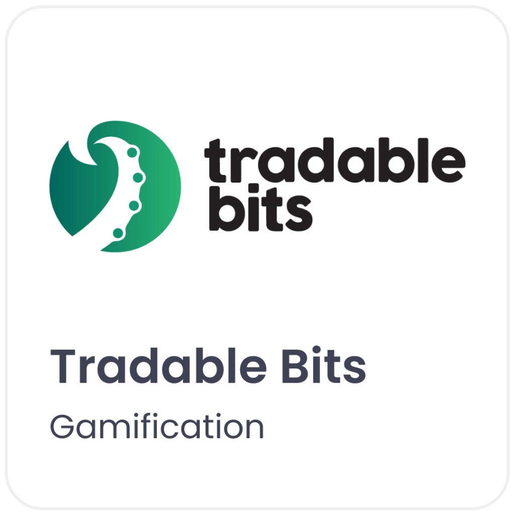 Tradable Bits logo, gamification