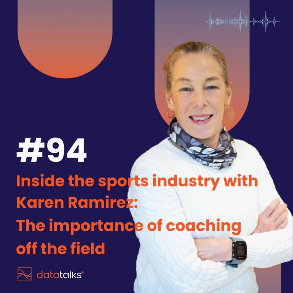 Podcast cover with Karen Ramirez