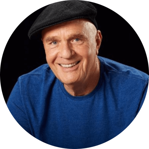 Dr. Wayne Dyer wearing a hat